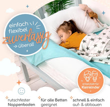 Load image into Gallery viewer, Inflatable Fall Protection Bed Travel Fabric Cover 120 cm - Suitable for All Beds, Ideal as a Bed Rail for Cot Bed - Bed Edge Protection & Fall Protection - Fall Protection