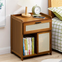 Load image into Gallery viewer, Bedside table simple solid small cabinet light luxury storage cabinet bedroom bedside simple modern mini