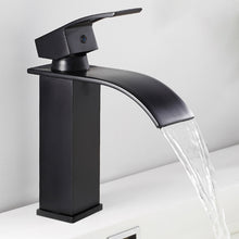 Load image into Gallery viewer, Waterfall Bathroom Single-Lever Basin Mixer Tap Chrome Brass for Washbasin Bathroom