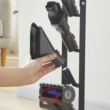 Load image into Gallery viewer, Big helper Dyson Duster Bracket Punch-free black hanging storage rack for creative use