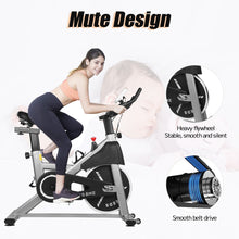 Load image into Gallery viewer, Home Exercise Bike Black Home Gym Exercise Spin Sport Bike Fitness Cardio Indoor