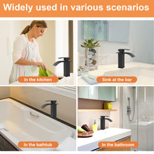 Load image into Gallery viewer, Waterfall Bathroom Single-Lever Basin Mixer Tap Chrome Brass for Washbasin Bathroom