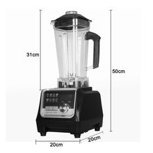 Load image into Gallery viewer, 2000 W Blender, Smoothie Maker, 35000 rpm, Professional Shakes Blender, Mill and Icebreaker with Speed Control, 2L BPA Free Tritan Pitcher