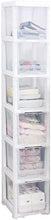 Load image into Gallery viewer, Niche Trolley Narrow Recess Cabinet with Wheels Niche Shelf Niche Filler Niche Shelf Trolley Kitchen Cupboard Drawer Box Roll Container Tool Cabinet 18 cm Wide