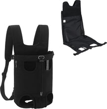 Load image into Gallery viewer, Sac de Transport Sac de Voyage Sac à Dos de Ventral Poitrine pour Petit Chien Chat
