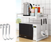 Load image into Gallery viewer, Extendable Microwave Shelf Support Oven,Shelf for Microwave Kitchen Kitchen of the Space Saving Oven