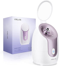 Load image into Gallery viewer, Facial Sauna Facial Steamer Nano Ionic Facial Steamer 20 Minutes Steam Time 145 ml Large Water Tank Face Steamer Humidifier Pore Cleaner Device for Face Skin Care Face Care Face Care Spa