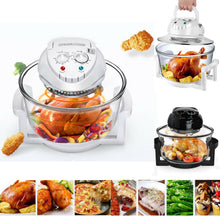 Load image into Gallery viewer, Forno Alogeno, Sinbide Forno Alogeno Fornetto a Convezione 1400W per Capienza Totale 17L, Timer 60 Minuti, Temperatura Regolabile fino a 250° con Aria Calda Ventilata e Anello di Espansione