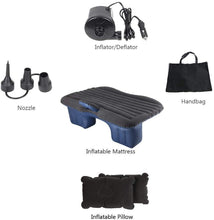 Load image into Gallery viewer, Car Travel Inflatable Air Mattress with Pillows & Pump/Car Mobile Cushion Air Bed Queen Bed for Sleep Rest Camping Travel
