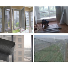 Load image into Gallery viewer, Moustiquaire Fenêtre 100 * 500,120 * 500,150 * 500cm, Lot de 2, Filet Anti-Insectes avec Ruban Adhésif Bande Auto-agrippante sans Perçage Voile Moustiquaire Découpable Maille Fine Anti-Mouche Moustiques