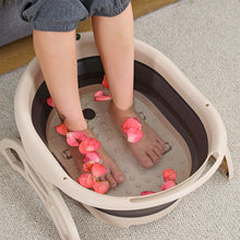 Load image into Gallery viewer, Baril De Pédicure Pliant Bain de pieds soins des pieds Spar Bassin d'eau Portable Masseurs pour Les Pieds