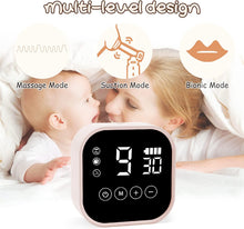 Load image into Gallery viewer, Tire-lait électrique double avec 4 modes et 9 niveaux, pompe à lait rechargeable ultra silencieuse, avec 2 bouteilles de lait