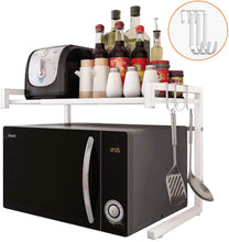 Load image into Gallery viewer, Extendable Microwave Shelf Support Oven,Shelf for Microwave Kitchen Kitchen of the Space Saving Oven