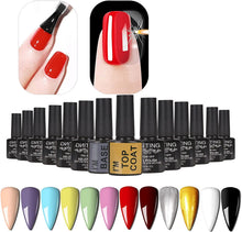Load image into Gallery viewer, Kit de vernis à ongles en gel avec lumière UV 54W sèche-ongles et perceuse à ongles, ensemble de vernis à ongles en gel 12 couleurs ensembles de manucure