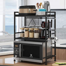 Load image into Gallery viewer, Extendable Microwave Shelf Support Oven,Shelf for Microwave Kitchen Kitchen of the Space Saving Oven