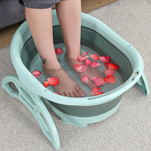 Load image into Gallery viewer, Baril De Pédicure Pliant Bain de pieds soins des pieds Spar Bassin d'eau Portable Masseurs pour Les Pieds
