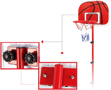 Load image into Gallery viewer, Mini Panier de Basketball Ajustable Portable 150cm-170cm Poteau en métal pour Enfants