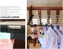 Load image into Gallery viewer, Séchoirs à Linge Pliable étendoir Balcon en Acier Inoxydable accrocher sur radiateur fenêtre Bain pour étendre sécher lessive vêtements mouillées(67 * 32 cm)
