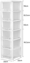 Load image into Gallery viewer, Recess Trolley Narrow Recess Cabinet with Wheels Recess Shelf Narrow Shelf Recess Filler Recess Shelf Trolley Kitchen Cabinet Drawer Box Roll Container Tool Cabinet 18 cm Wide