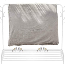 Load image into Gallery viewer, Donkey Clothes Rack Standing Racks with Storage Shelf 110 × 33 × 150 CM