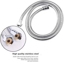 Load image into Gallery viewer, Set de Ducha Elegante, Conjunto de Ducha, Mezclador Monomando para Bañera, Grifo de Bañera, Cascada con Alcachofa de Ducha para Baño, Ducha de Mano, Instalación en Pared, Cromado