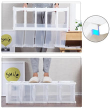 Load image into Gallery viewer, Tour de rangement plastique, Casier de rangement - avec 5 tiroirs - 18x32x83.5cm - Salle de bain et Cuisine Stockage