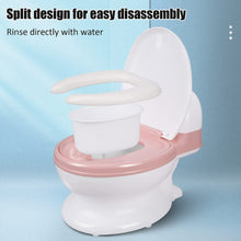 Load image into Gallery viewer, Pot pour Enfants Potty, Mini Toilettes pour Enfants, Siège de Toilette avec bac Amovible, Toilettes pour bébés Antidérapant avec Coussin Confortable (Rose)