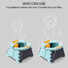 Load image into Gallery viewer, Portable Potty for Toddlers | Honboom Travel Potty | Folding Toilet Seat | Baby Potty Seat for Indoor and Outdoor Use