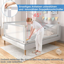 Load image into Gallery viewer, Bed Rail, 180 cm Bed Guard for Children from 0-10 Years, Retractable Cot Rail, Baby Bed Rail, Suitable for Children's Beds, Parent's Beds and All Solid Wood Beds