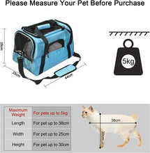 Load image into Gallery viewer, Sac de Transport Chat Chien, Sac à Main Bandoulière Respirant pour Chat Chien Animal de Compagnie