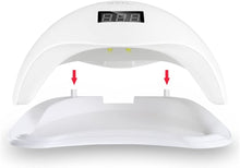 Load image into Gallery viewer, 48W LED Séchoir à Ongles Séchoir de Gel UV Lampe Sèche-ongles à LED pour gel UV, gel LED pour un usage professionnel et domestique (Blanc)