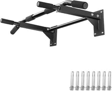 Load image into Gallery viewer, Pull-up bar for wall mounting, up to 150 kg, 4 x non-slip handles, stable door bar, pull up bar, fitness pull-up bar