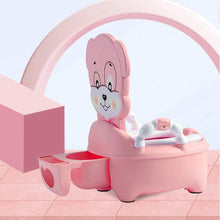 Load image into Gallery viewer, Pot bébé Pot Enfants Trainer Pot WC Siège de Toilettes Pot d’Apprentissage avec Dossier