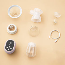 Load image into Gallery viewer, Electric Breast Pump with Bottle, Painless Breastfeeding, LED Screen, Rechargeable, BPA-Free, 3 Modes with 9 Speeds Each, Memory Function, Portable