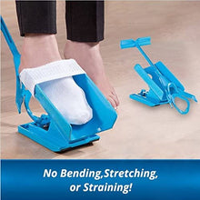 Load image into Gallery viewer, Enfile Bas et chaussettes Aide à mettre Chaussettes on off Sock Slider Kit Chaussette Slider Pas de flexion Stretching Blessures sans se Pencher Sock Helper Slider Enfiler