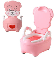 Load image into Gallery viewer, Pot bébé Pot Enfants Trainer Pot WC Siège de Toilettes Pot d’Apprentissage avec Dossier