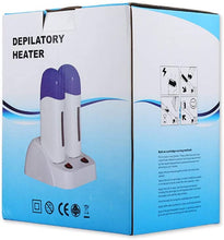 Load image into Gallery viewer, Chauffe Cire Roll on Epilation/Appareil Double Cartouches Cire épilation/épilation pour beauté