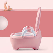 Load image into Gallery viewer, Pot bébé Pot Enfants Trainer Pot WC Siège de Toilettes Pot d’Apprentissage avec Dossier