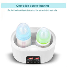 Load image into Gallery viewer, 6in1 Flaschenwärmer Baby Babykostwärmer Sterilisator Babyflaschen für 2 Flaschen