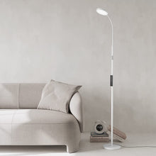Load image into Gallery viewer, Lampadaire sur Pied Salon, Lampadaire LED 12W, 4 Températures de Couleur, Gradation en Continu, Télécommande et Commande Tactile,col flexible,Minuterie 1H,Lampe sur pied pour Salon,Chambre