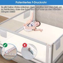 Load image into Gallery viewer, Bed Rail, 180 cm Bed Guard for Children from 0-10 Years, Retractable Cot Rail, Baby Bed Rail, Suitable for Children's Beds, Parent's Beds and All Solid Wood Beds