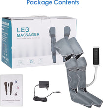 Load image into Gallery viewer, Leg Massage Device Feet Thigh Calf, Leg Massage with Heating, Electric Massage Air Compression, Adjustable Envelope Design with 3 Modes 3 Intensities and Remote Control