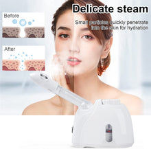 Load image into Gallery viewer, Facial Steamer, Facial Steamer, Humidifier, Beauty Spa, Personal Skin Care, Face Care, Face Steamer, Reduces Enlarged Pores, White