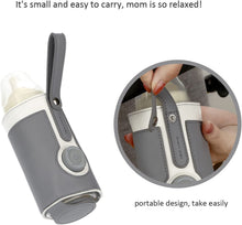 Load image into Gallery viewer, Bottle Heater, Portable Bottle Heat Maintainer, Portable Quick Heating Travel Food Heater Brand: Hoapin