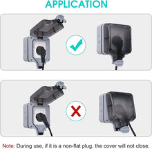 Load image into Gallery viewer, WATERPROOF PLUG IP66, Wall Mounted Outdoor Socket, Dustproof Wall Plug Housing for Indoor and Outdoor