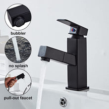 Load image into Gallery viewer, Washbasin Mixer with Hand Hand Out Pull-out Tap for Bathroom Sink Single lever mixer for Chromed Washbasin