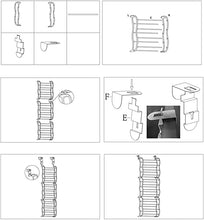 Load image into Gallery viewer, Space-saving shoe cabinet to hang on the Door -36Paia