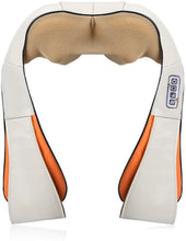 Load image into Gallery viewer, Masajeador de Cuello y Hombros Básico Shiatsu Masajeador Cervical con 4D Rotación y Función de Calor para Relajación de Fatiga en Casa, Oficina o Coche (Gris)