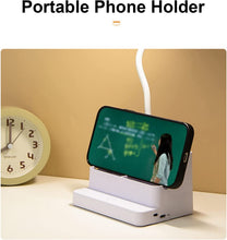 Load image into Gallery viewer, Child Desk Lamp Wireless Dimmable 3 Levels of Brightness Bedside Lamp Table Desk led USB Port Support Flexible 360°