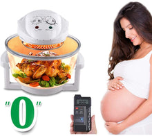 Load image into Gallery viewer, Grill Ofen Tragbarer Konvektionsofen 1300 W 12L Heisluftgrill Halogenofen Heissluftofen Mini Backofen Heißluft Halogen Ofen Miniofen Umluftofen für Kochen Ihrer Lieblingsgerichte ohne Öl|Fett